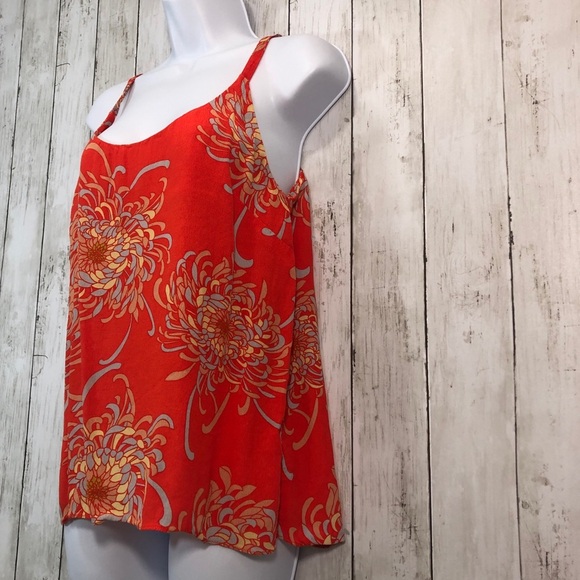 CAbi Lovely Day Mum Orange Floral Cami Small - Picture 2 of 9